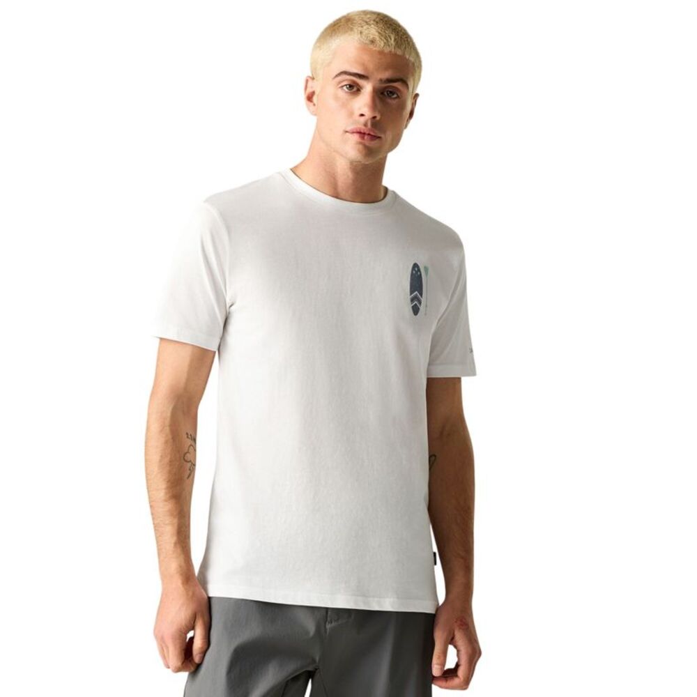 Dare 2B Mens Movement III Surfboard T-Shirt / White